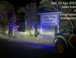 Sat Samapta Polres Tabanan Gelar Patroli Jalan Kaki Subuh, Jaga Situasi Tetap Kondusif