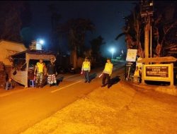 Antisipasi Gangguan Kamtibmas Polsek Penebel  Patroli Malam Hari
