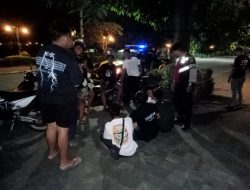 Polsek Mengwi Sampaikan Imbauan Kamtibmas Kepada Anak Muda di Kawasan Obyek Wisata Taman Ayun