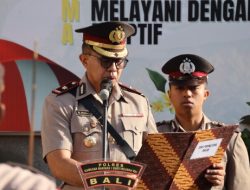Polres Bandara Ngurah Rai Gelar Upacara Penuh Khidmat