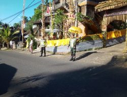 Personil Polsek Pupuan Laksanakan Pengamanan Giat Masyarakat