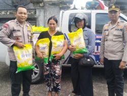 Polsek Selemadeg gelar pasar murah beras SPHP, stabilisasi harga & Pasokan