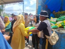 Polres Malang Salurkan 15 Ton Beras Lewat Gerakan Pangan Murah