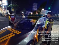 Polsek Tabanan gencarkan Patroli malam amankan kamtibmas kondusif