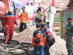 Kapolres Blora Pimpin Penanganan Kebakaran Sumur Minyak di Bogorejo