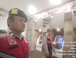 Patroli Perbankan Samapta Polsek Mengwi Sambangi BNI Kapal Pastikan Aman Dari Kejahatan Skiming
