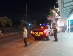 Polsek Mengwi Laksanakan Patroli Subuh, Ciptakan Situasi Kamtibmas Kondusif