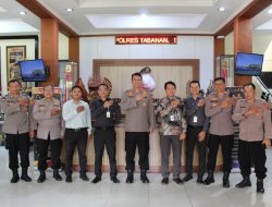 Polres Tabanan dan Bank Woori Saudara Teken Perpanjangan Kerja Sama Fasilitas Kredit