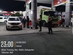 Polsek Kediri Gencarkan Pelaksanaan Patroli Barcode Dini Hari