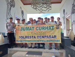 Polresta Denpasar Gelar Jumat Curhat Bersama Security Hotel Samabe Benoa