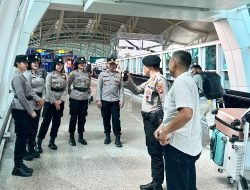 Wakapolres Bandara Cek Personil Pospol, Tekankan Sinergi dan Tanggung Jawab Tugas