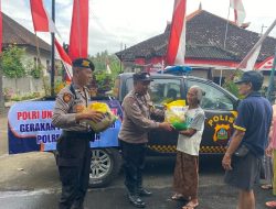 Polsek Selemadeg Timur Salurkan beras murah (SPHP) dalam Gerakan Pangan Murah 100 Ton
