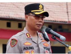 Kapolres Nias Pimpin Upacara Sertijab Kasat Lantas dan Pelepasan Purna Tugas Personel