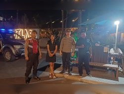 UKL Polsek Kuta Utara Patroli Sambangi Atlas Beach Club Beri Rasa Aman Pengunjung