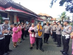 Dengan Penuh Haru Kapolsek Mengwi Lepas Anggota Yang Memasuki Purna Tugas