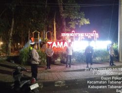 Polres Tabanan Gelar Patroli Biru, Perketat Pengawasan Antisipasi Kejahatan 3C