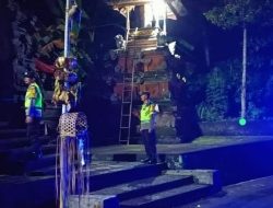 Antisipasi Gangguan Kamtibmas Polsek Penebel  Patroli Malam Hari