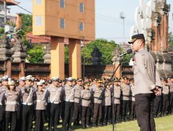 Antisipasi Demo Lanjutan, 1.521 Personel Polda Bali Ikuti Apel Siaga
