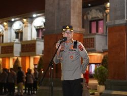 Polda Bali Gelar Apel Malam Siaga Antisipasi Unjuk Rasa