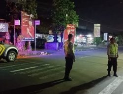 Antisipasi Gangguan Kamtibmas Polsek Penebel Patroli Malam Hari