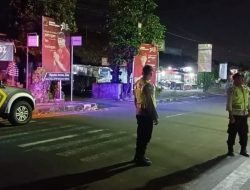 Antisipasi Gangguan Kamtibmas Polsek Penebel  Patroli Malam Hari