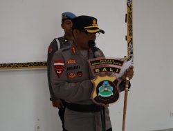 Kapolres Bandara Ngurah Rai Pimpin Upacara Kenaikan Pangkat Pengabdian