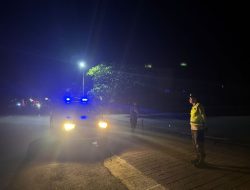 Polsek Selemadeg barat Gelar Patroli Malam Menjelang Dini Hari