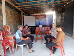 Polsek Dentim Bangun Komunikasi Aktif Melalui Sambang Kamtibmas ke Kantor Kelurahan Kesiman