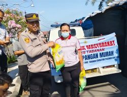 Polsek Kerambitan Adakan Bazar Beras Murah di BTN Puskopad Sembung