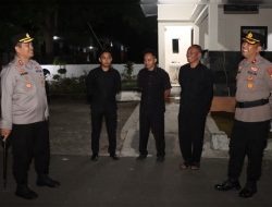 Kapolres Nganjuk Pimpin Patroli Malam, Pastikan Keamanan Obyek Vital
