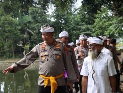 Kapolres Tabanan Gelar Jumat Curhat Di Pura Luhur Batukau,Serap Aspirasi Masyarakat