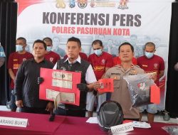 Polres Pasuruan Kota Berhasil Amankan 6 Tersangka Komplotan Curanmor yang Beraksi di 16 TKP