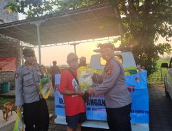 Kapolsek Kerambitan NYELEDET di Desa Kelating