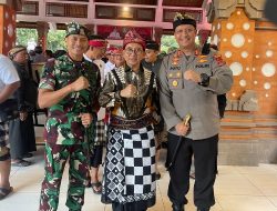 Kapolres Tabanan Hadiri Kunjungan Budaya,Menteri Kebudayaan RI Di Tabanan