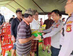 Polres Gianyar Gelar Program Minggu Kasih Dirangkai dengan Bakti Sosial