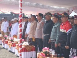 Kapolres Bangli menghadiri Pelepasan Kirab Api Obor Porprov Bali XVI tahun 2025