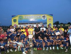 Bupati Pulang Pisau Berharap, Dengan digelarnya Turnamen Mampu Melahirkan Bibit-bibit Atlet Handal.