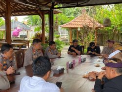 Kapolres Tabanan Gelar Jumat Curhat Bersama Pengelola DTW Ulun Danu Beratan