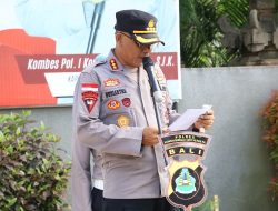 Polres Bandara Ngurah Rai Gelar Upacara Kenaikan Pangkat Pengabdian