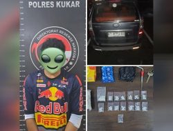 Satresnarkoba Polres Kukar Ringkus Pengedar Sabu dan 1.140 Butir Dobel L di Loa Ipuh