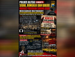 Polres Blitar diminta Sidak, Bongkar dan Bakar Markas Perjudian Sabung Ayam merasakan masyarakat